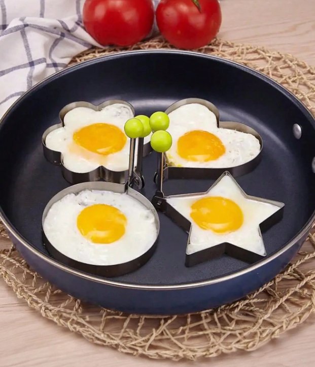 Σετ 4 Φόρμες για Τηγανητά Αυγά σε Σχήματα - Το Παιδί μου Δεν Τρώει. Τι Να Κάνω;